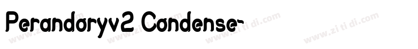 Perandoryv2 Condense字体转换